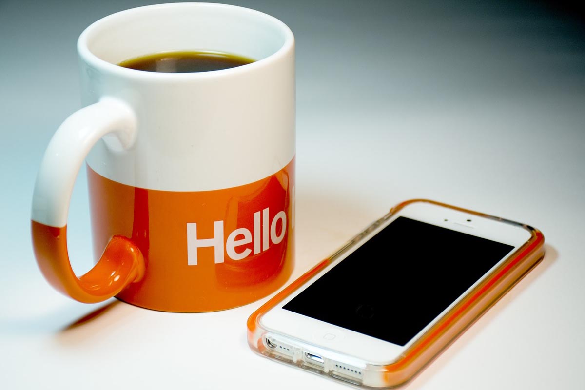 Hello Cup And Mobile | Fandango Digital