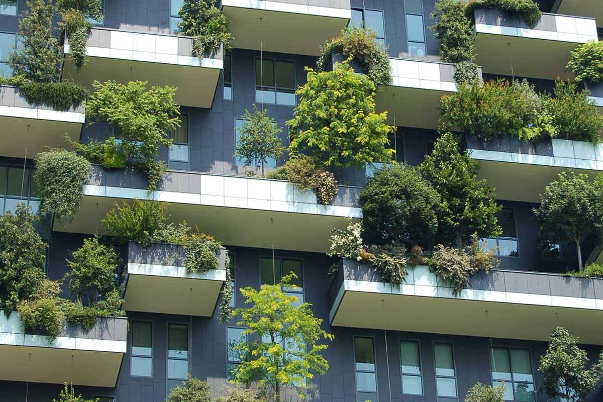 stock exterior balcony shot