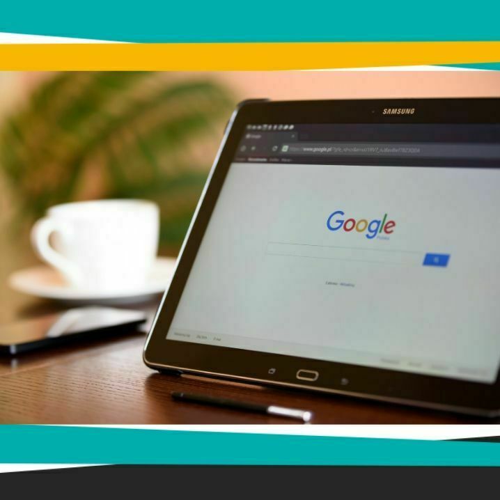 Google Search on tablet