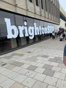 BrightonSEO entrance | Fandango Digital